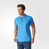 Y59s8864 - Adidas Barricade Polo Shirt Blue - Men - Clothing